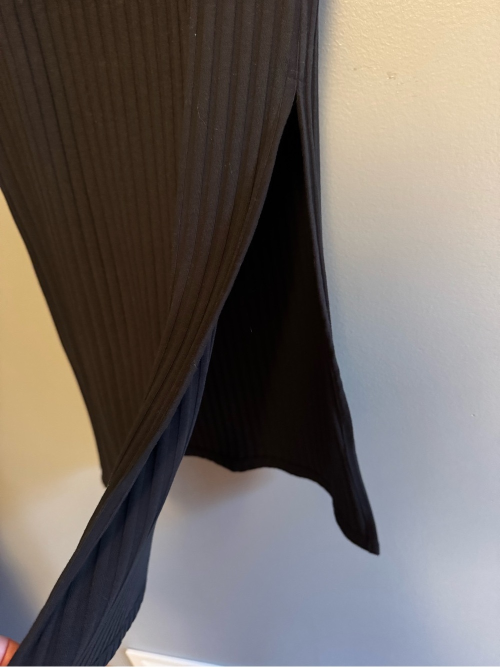 Universal Thread Ribbed Drawstring Midi Skirt - Picture 2 of 6